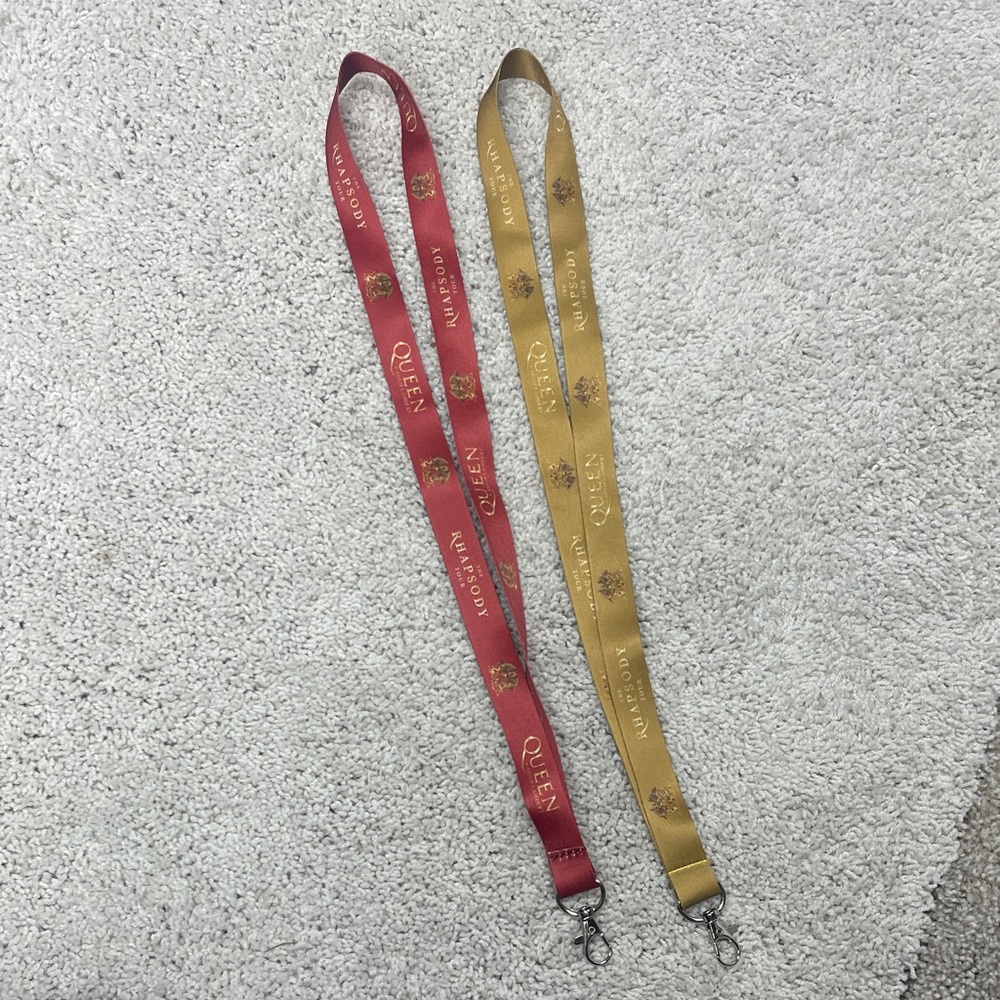 Queen and Adam Lambert “The Rhapsody Tour” - set of 2 Lanyards